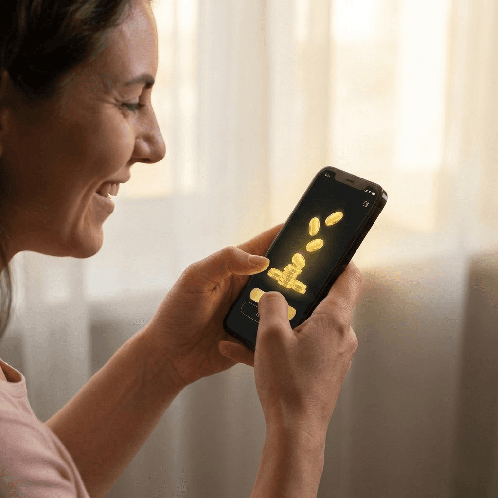 A service is completed like any other transaction.